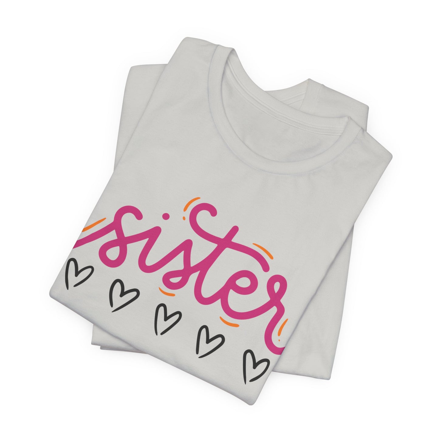 Sister Love Hearts Tee