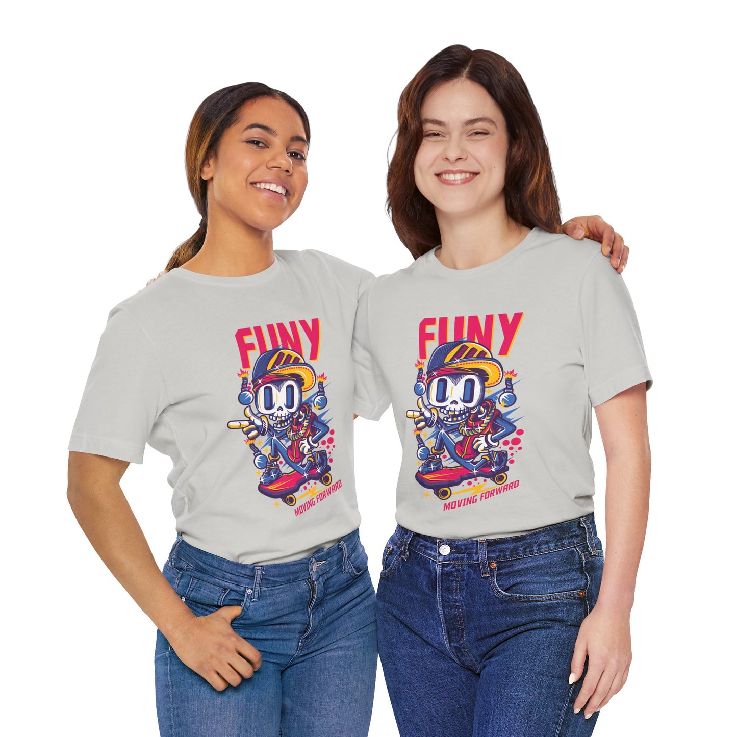 Funy Moving Forward Skater Tee