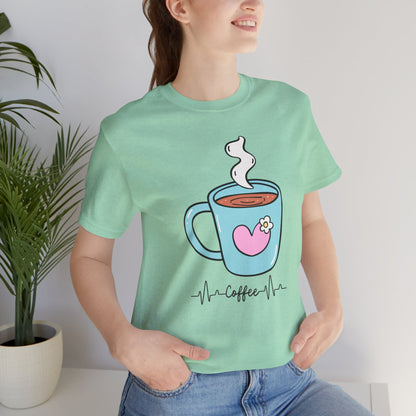 Coffee Lover's Heart Tee