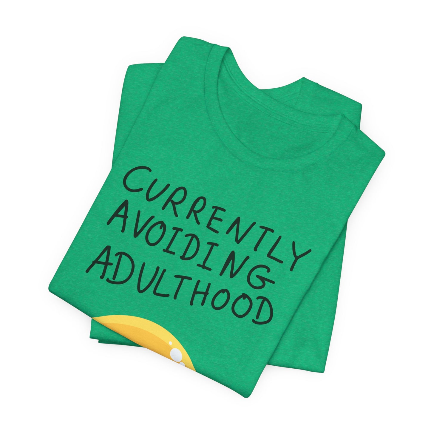 Avoiding Adulthood Emoji Tee