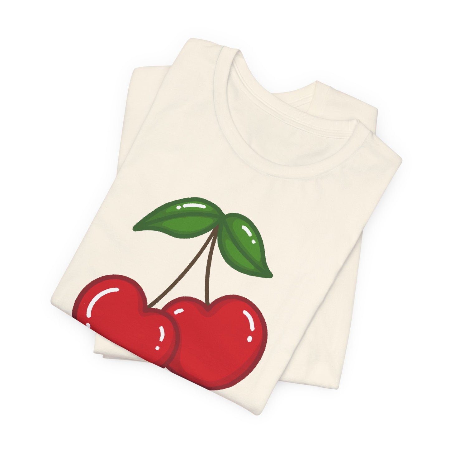 Have a Nice Day Cherry Hearts Tee