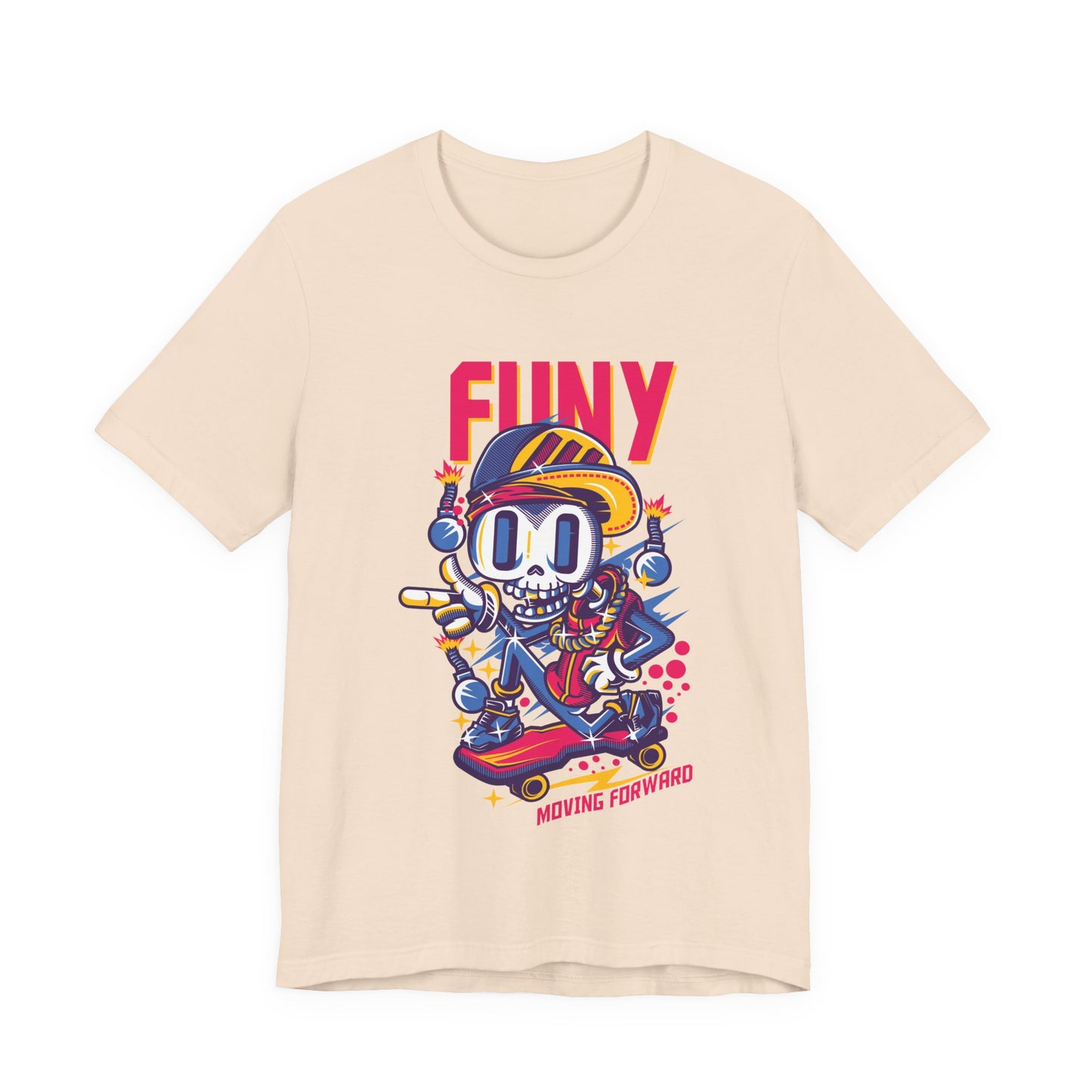 Funy Moving Forward Skater Tee