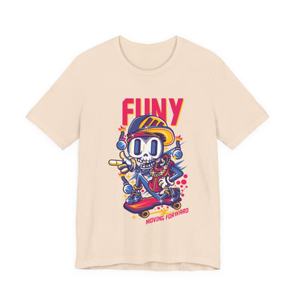 Funy Moving Forward Skater Tee