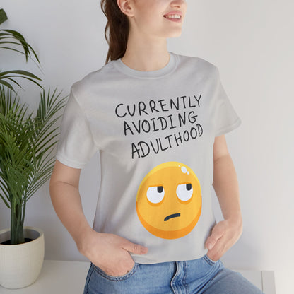 Avoiding Adulthood Emoji Tee