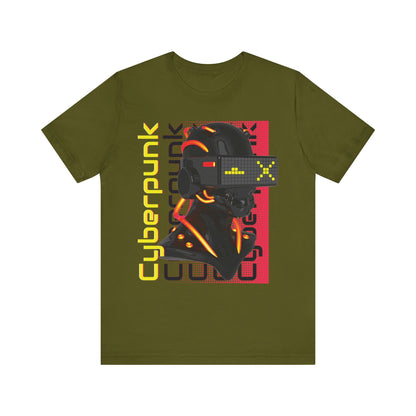 Cyberpunk Glitch Head Tee