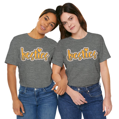 Besties Heart Script Tee