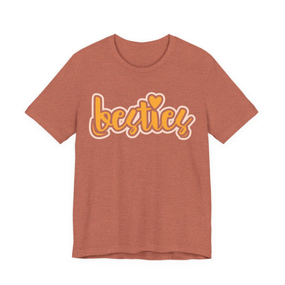 Besties Heart Script Tee
