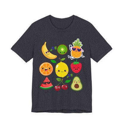 Cute Fruit Friends Kawaii Foodie Tee