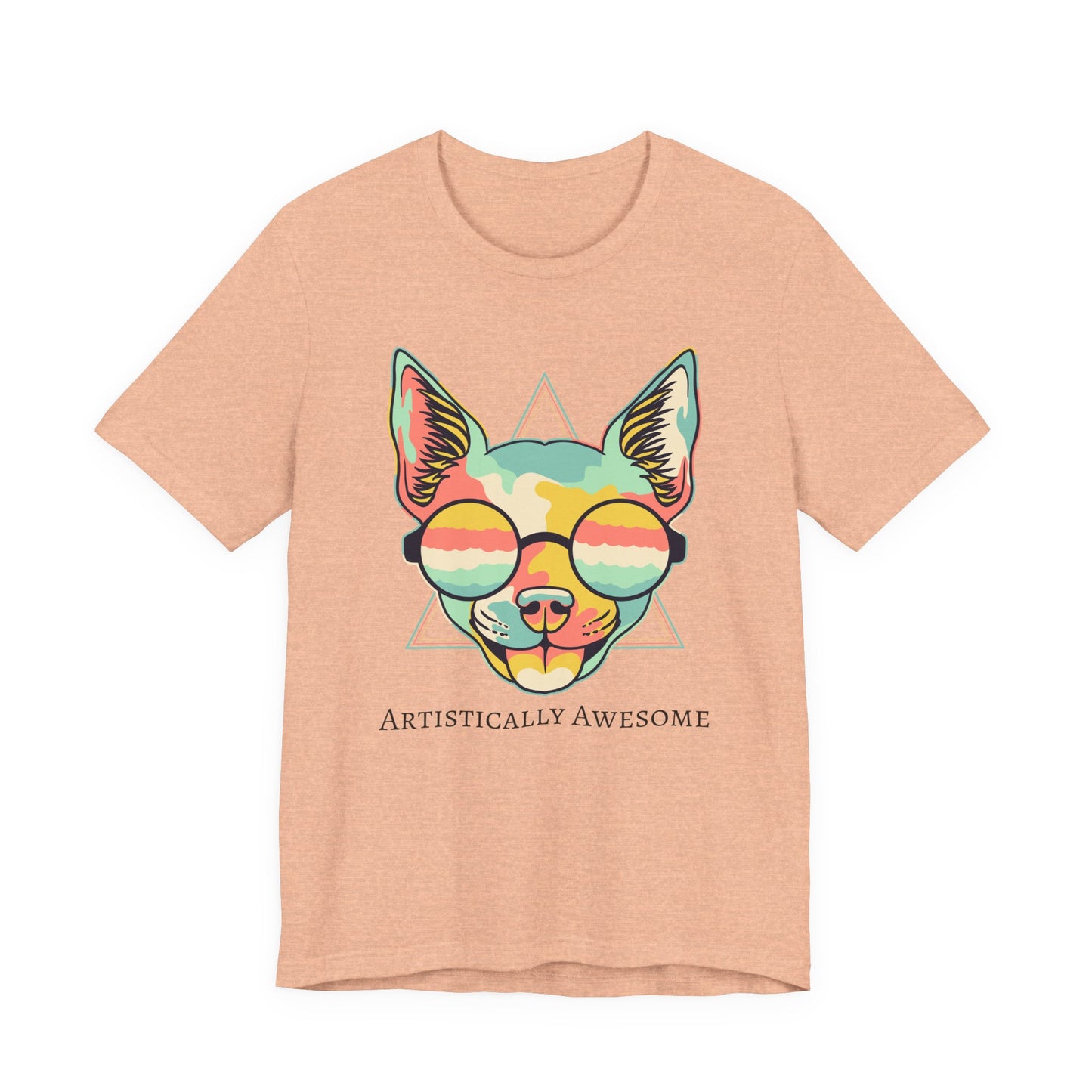 Colorful Artistic Cat Tee