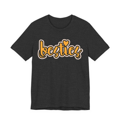 Besties Heart Script Tee