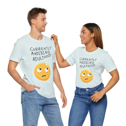 Avoiding Adulthood Emoji Tee