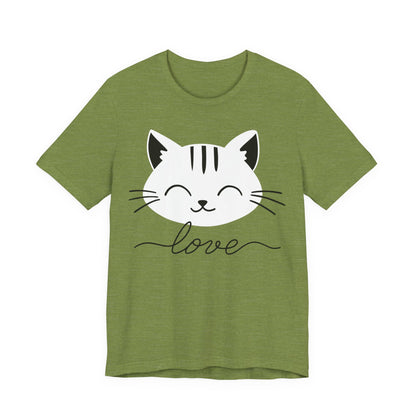 Cat Love Minimalist Tee