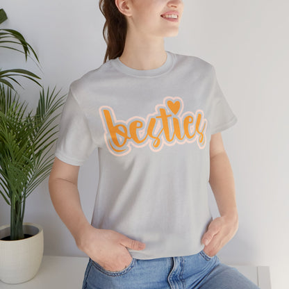 Besties Heart Script Tee