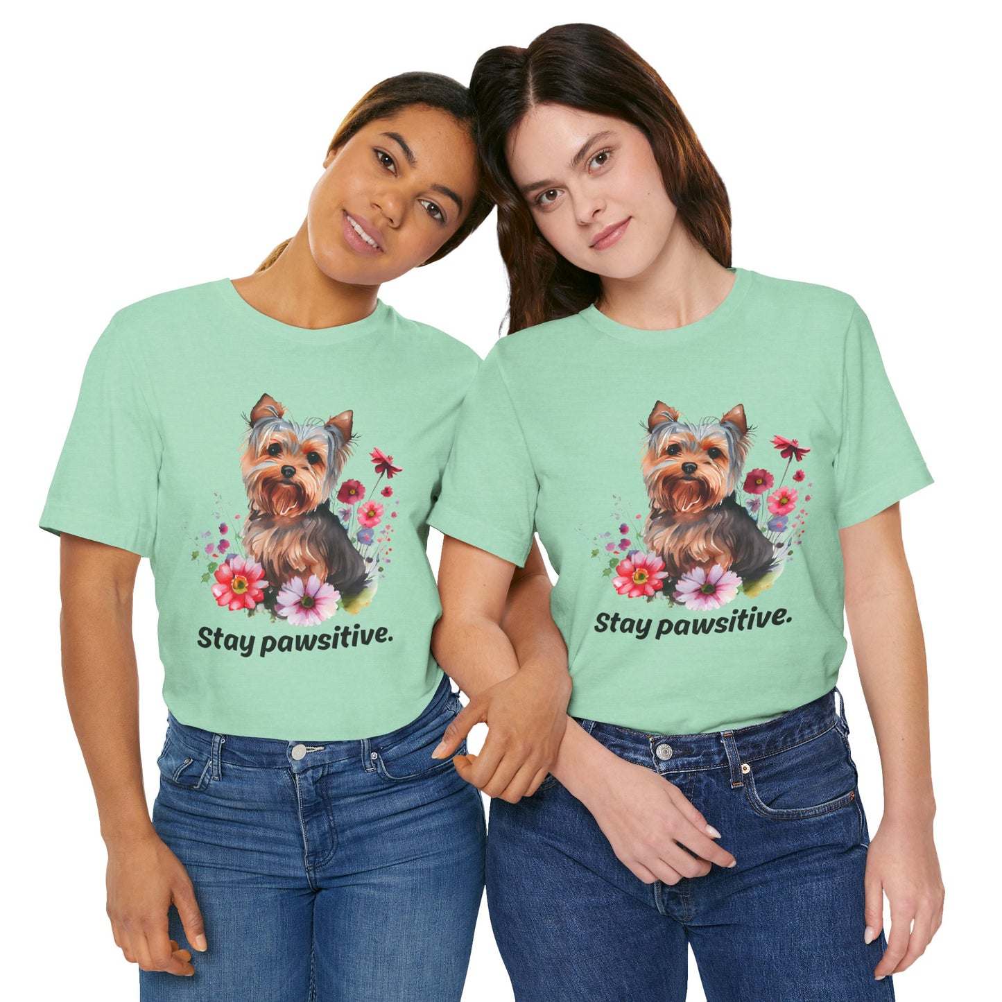 Stay Pawsitive Dog Lover Tee