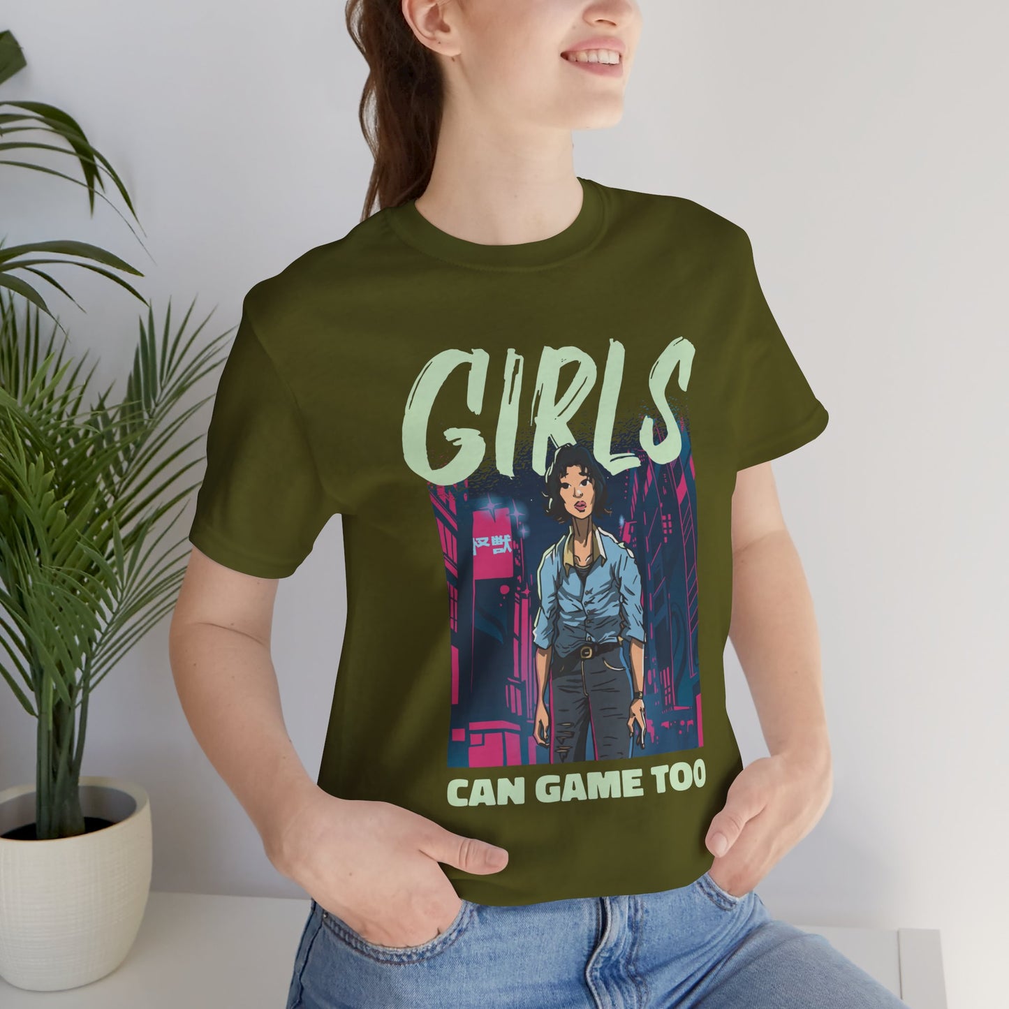 Girls Can Game Too Tee