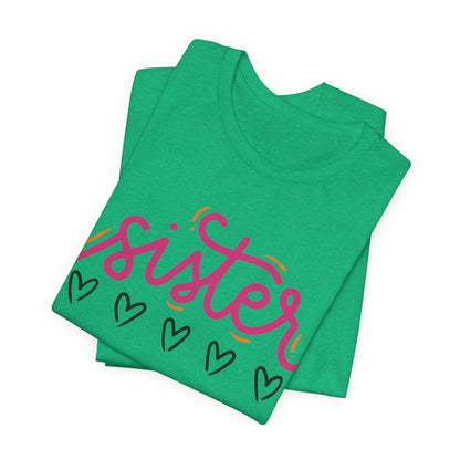 Sister Love Hearts Tee
