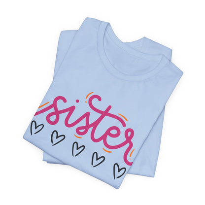 Sister Love Hearts Tee