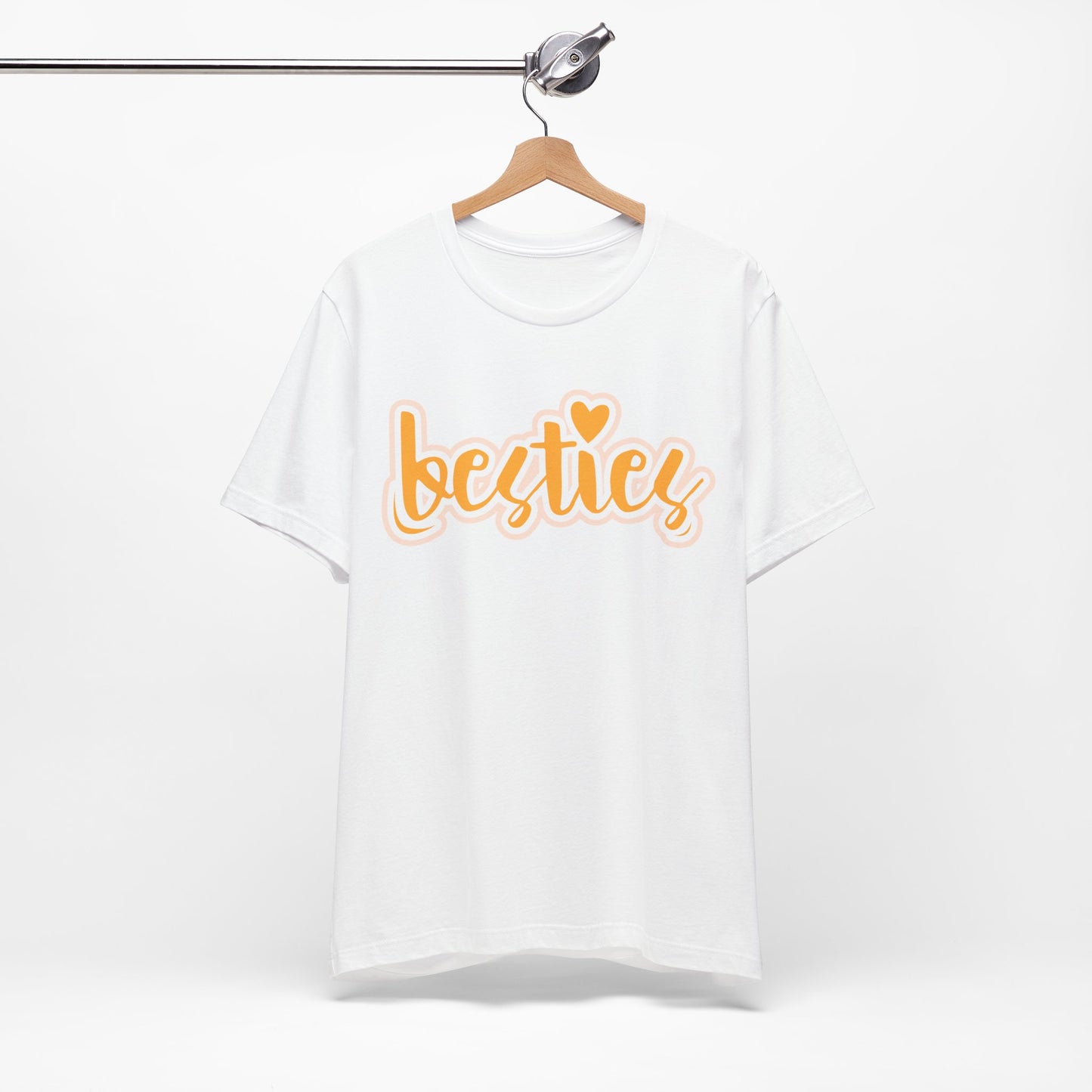 Besties Heart Script Tee