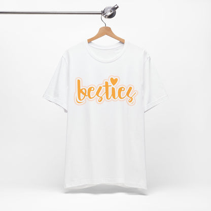 Besties Heart Script Tee