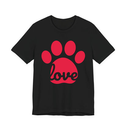 Love Paw Print Jersey Tee
