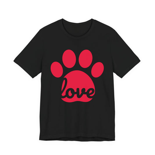Love Paw Print Jersey Tee