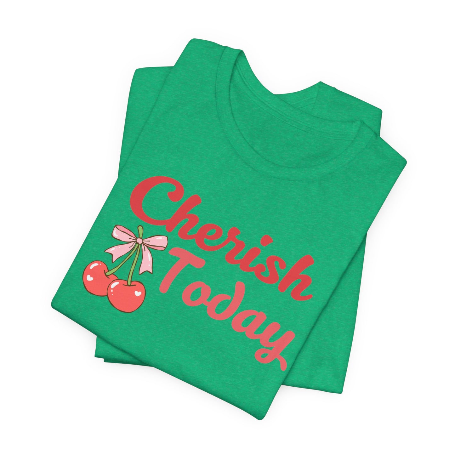 Cherish Today Cherry Bow Tee