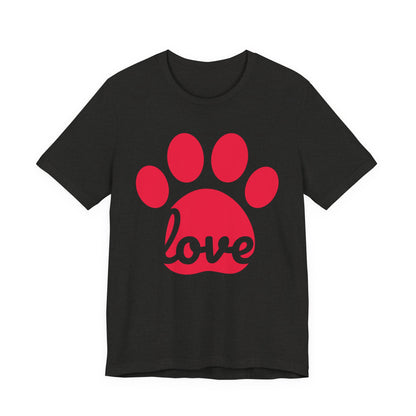Love Paw Print Jersey Tee