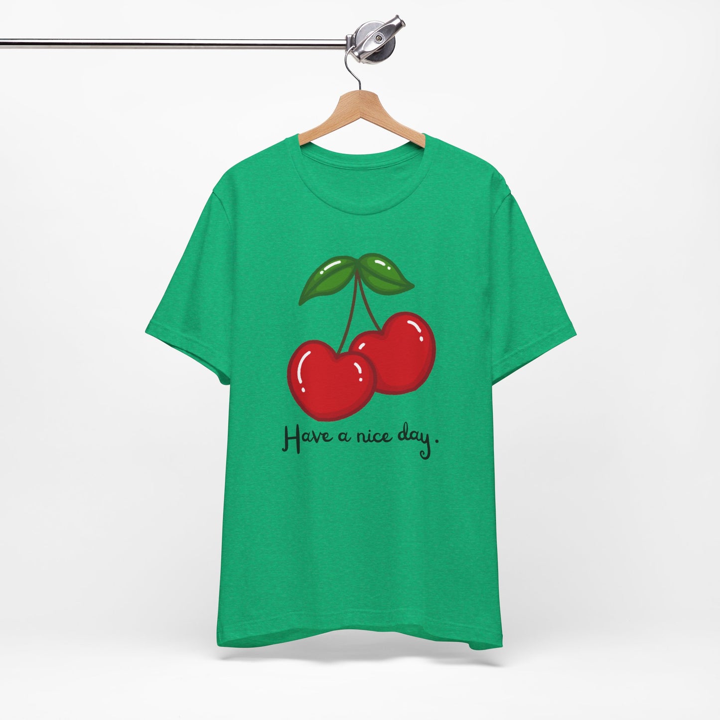 Have a Nice Day Cherry Hearts Tee