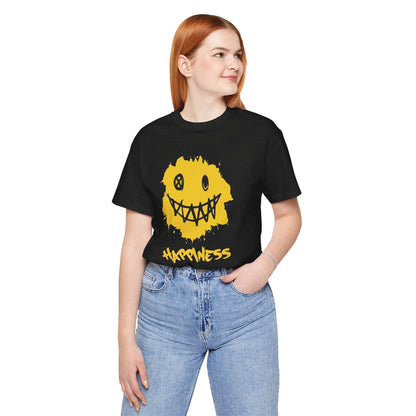 Grungy Happiness Smiley Tee
