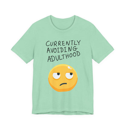 Avoiding Adulthood Emoji Tee