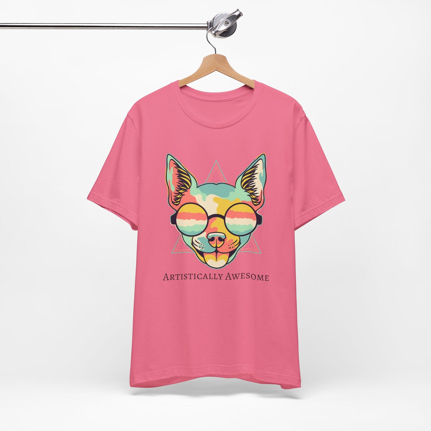 Colorful Artistic Cat Tee