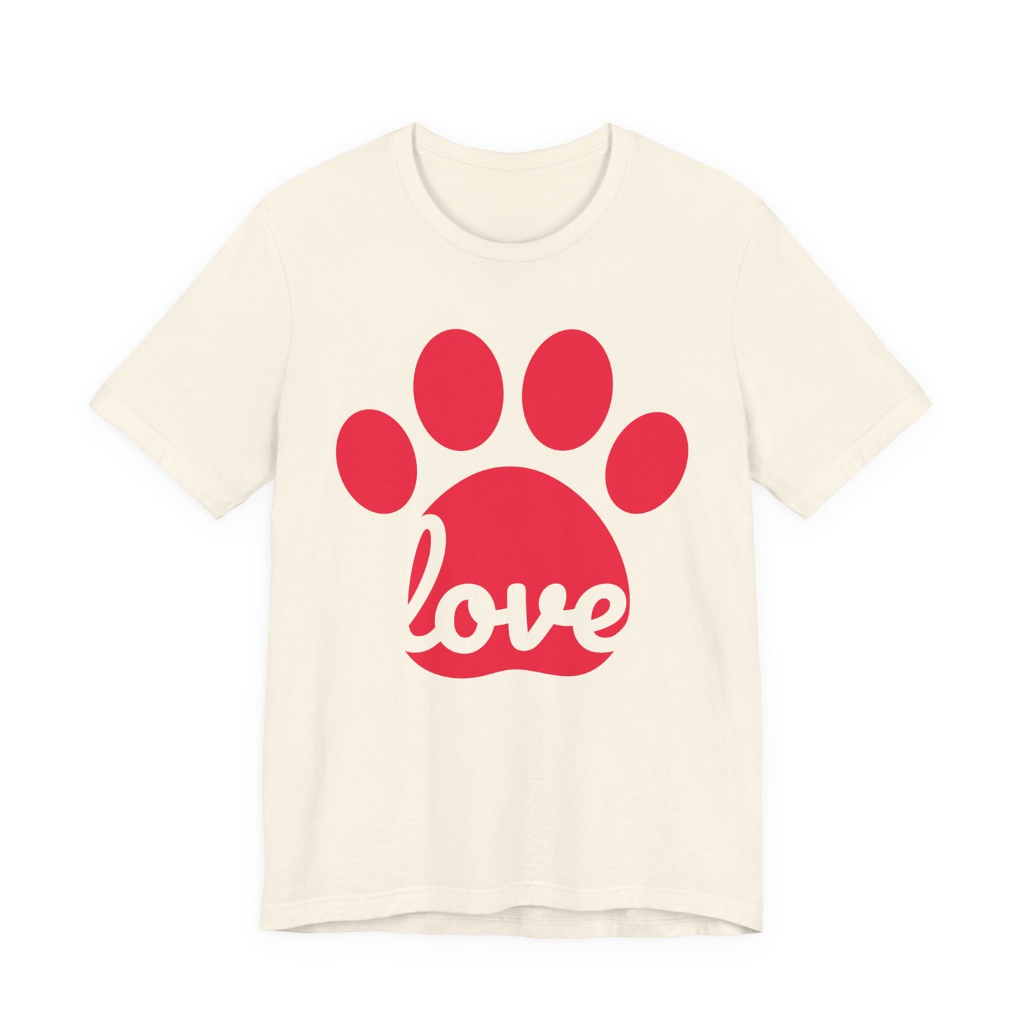 Love Paw Print Jersey Tee