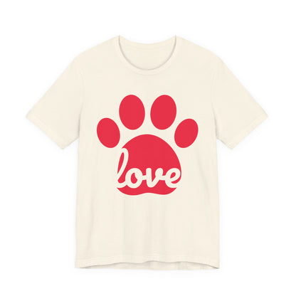 Love Paw Print Jersey Tee