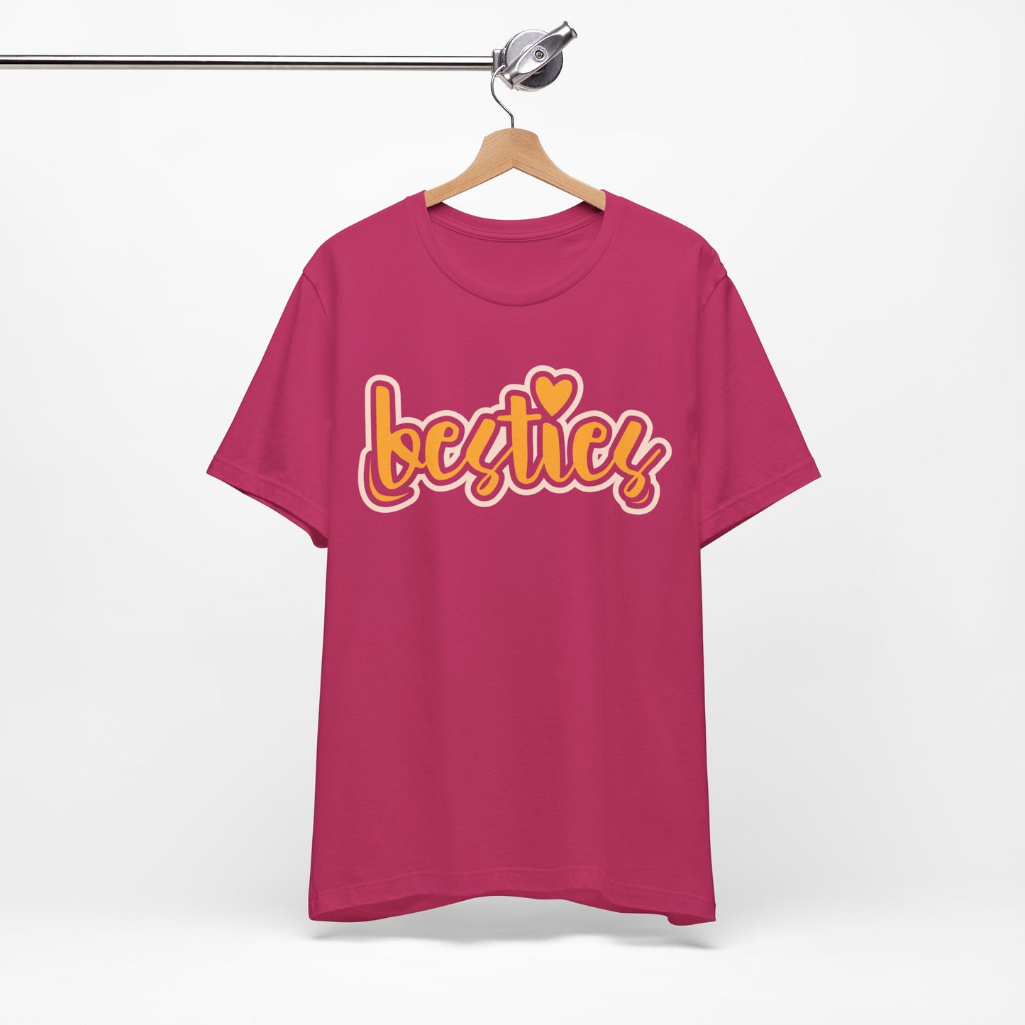 Besties Heart Script Tee