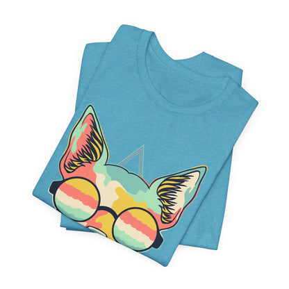 Colorful Artistic Cat Tee