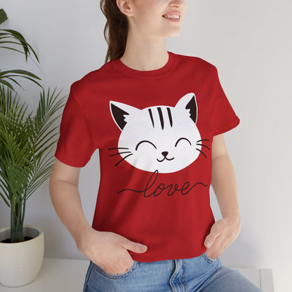 Cat Love Minimalist Tee