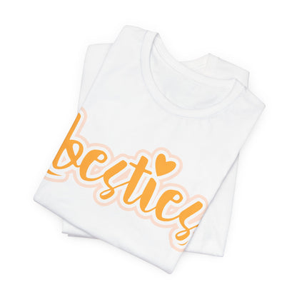 Besties Heart Script Tee