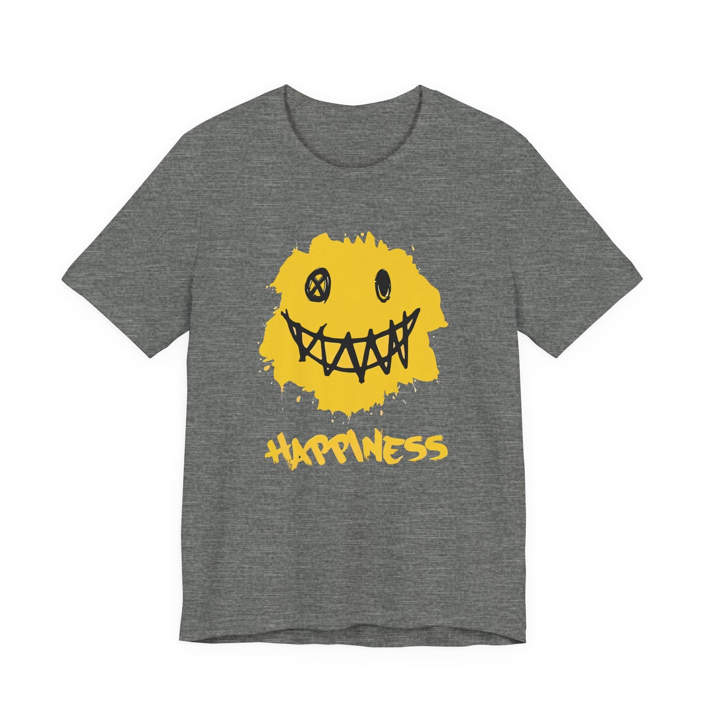 Grungy Happiness Smiley Tee