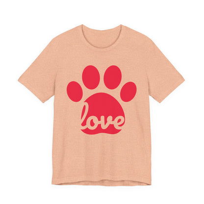 Love Paw Print Jersey Tee