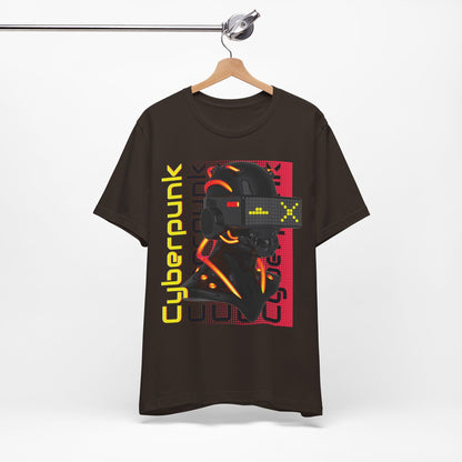 Cyberpunk Glitch Head Tee