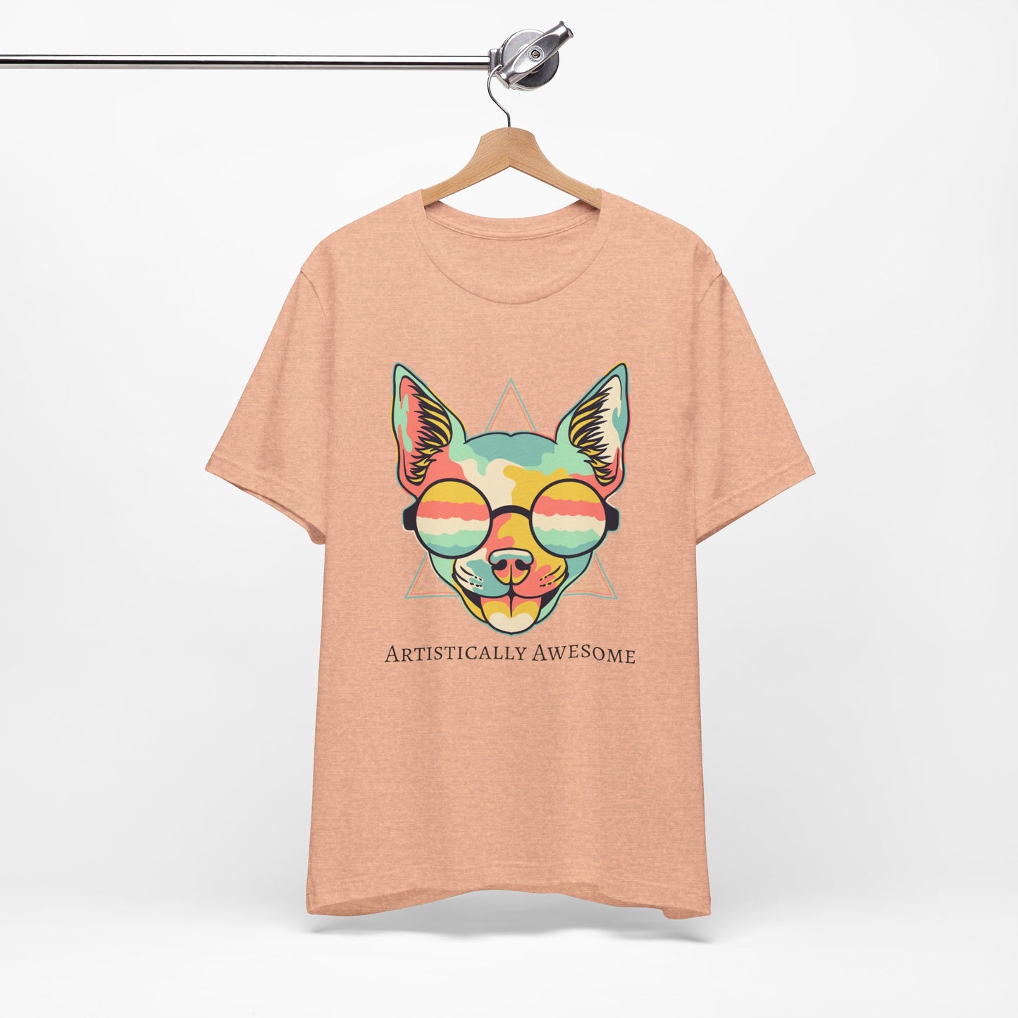 Colorful Artistic Cat Tee