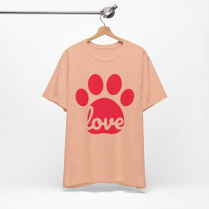 Love Paw Print Jersey Tee