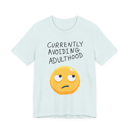 Avoiding Adulthood Emoji Tee
