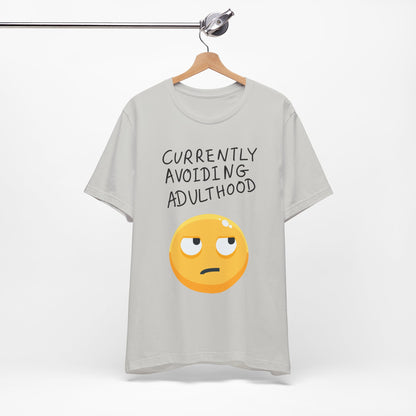 Avoiding Adulthood Emoji Tee