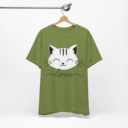 Cat Love Minimalist Tee