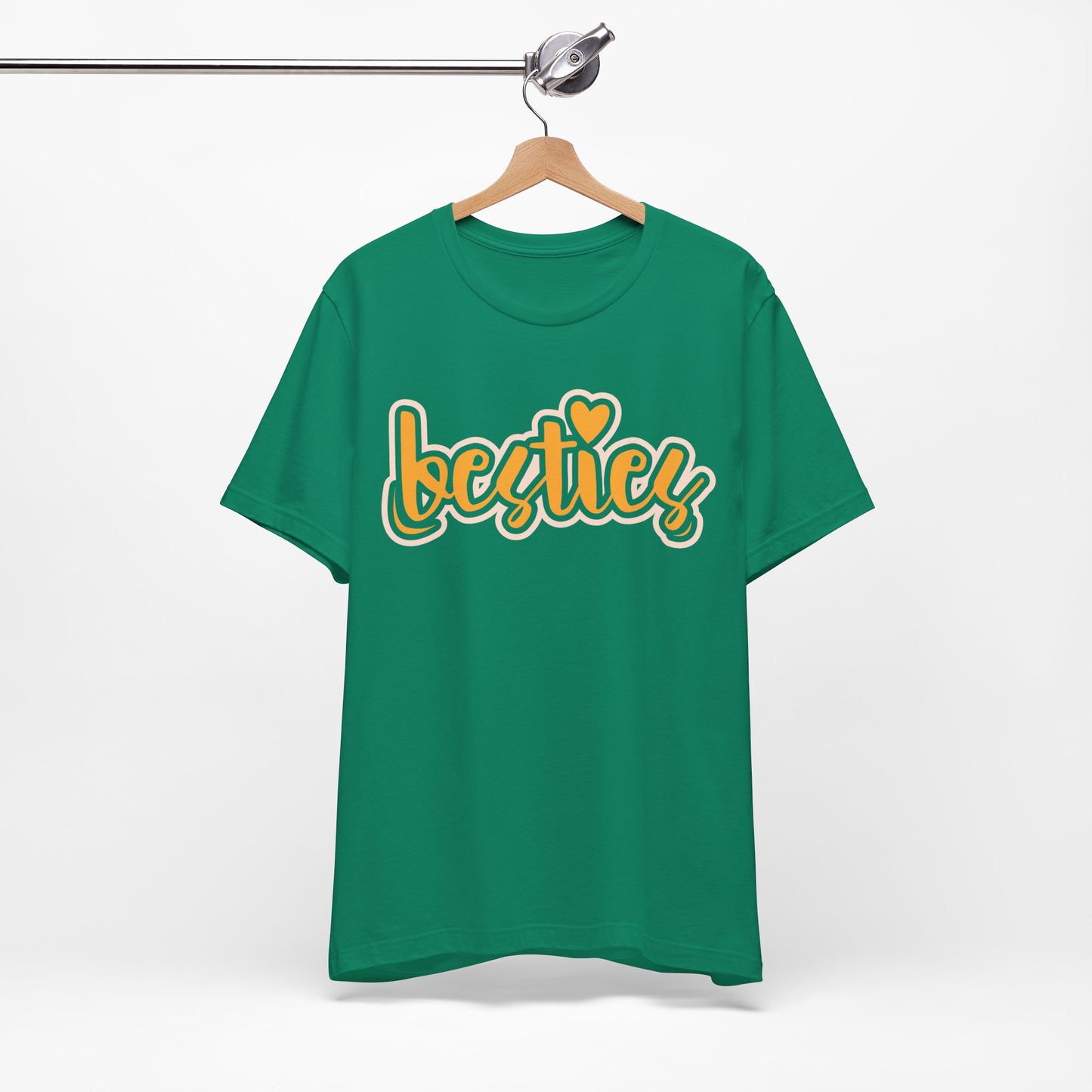 Besties Heart Script Tee