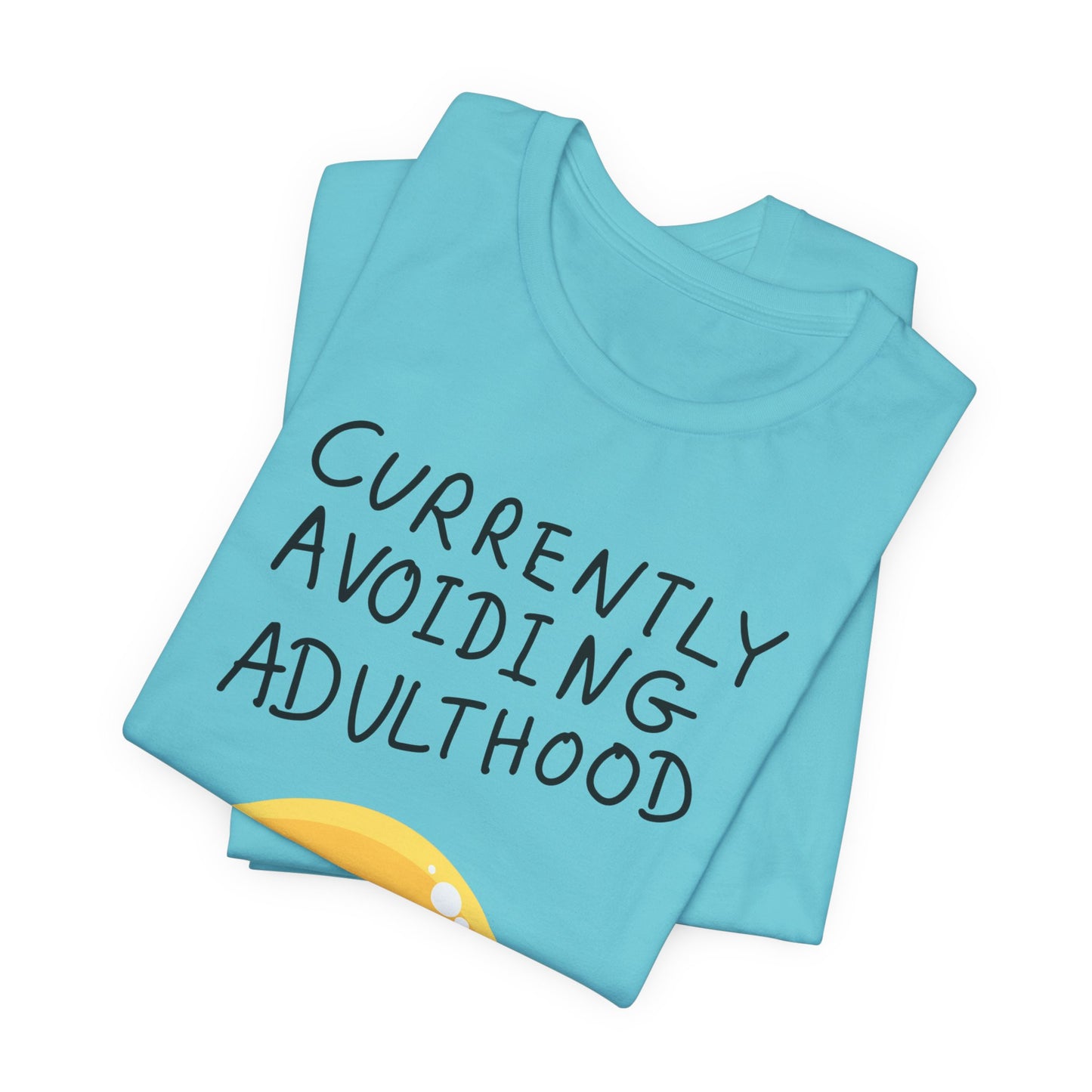 Avoiding Adulthood Emoji Tee