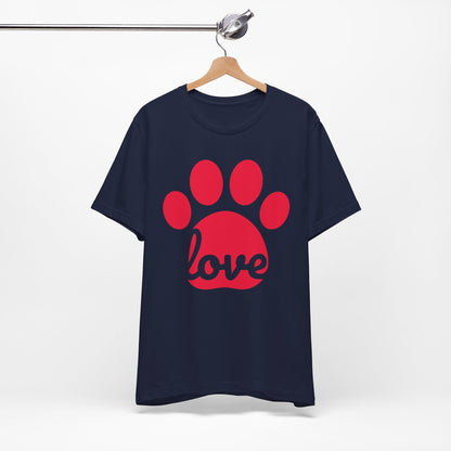 Love Paw Print Jersey Tee