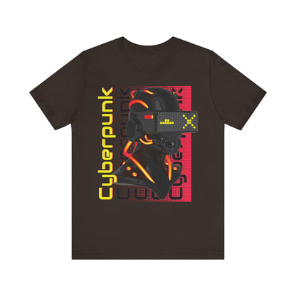 Cyberpunk Glitch Head Tee