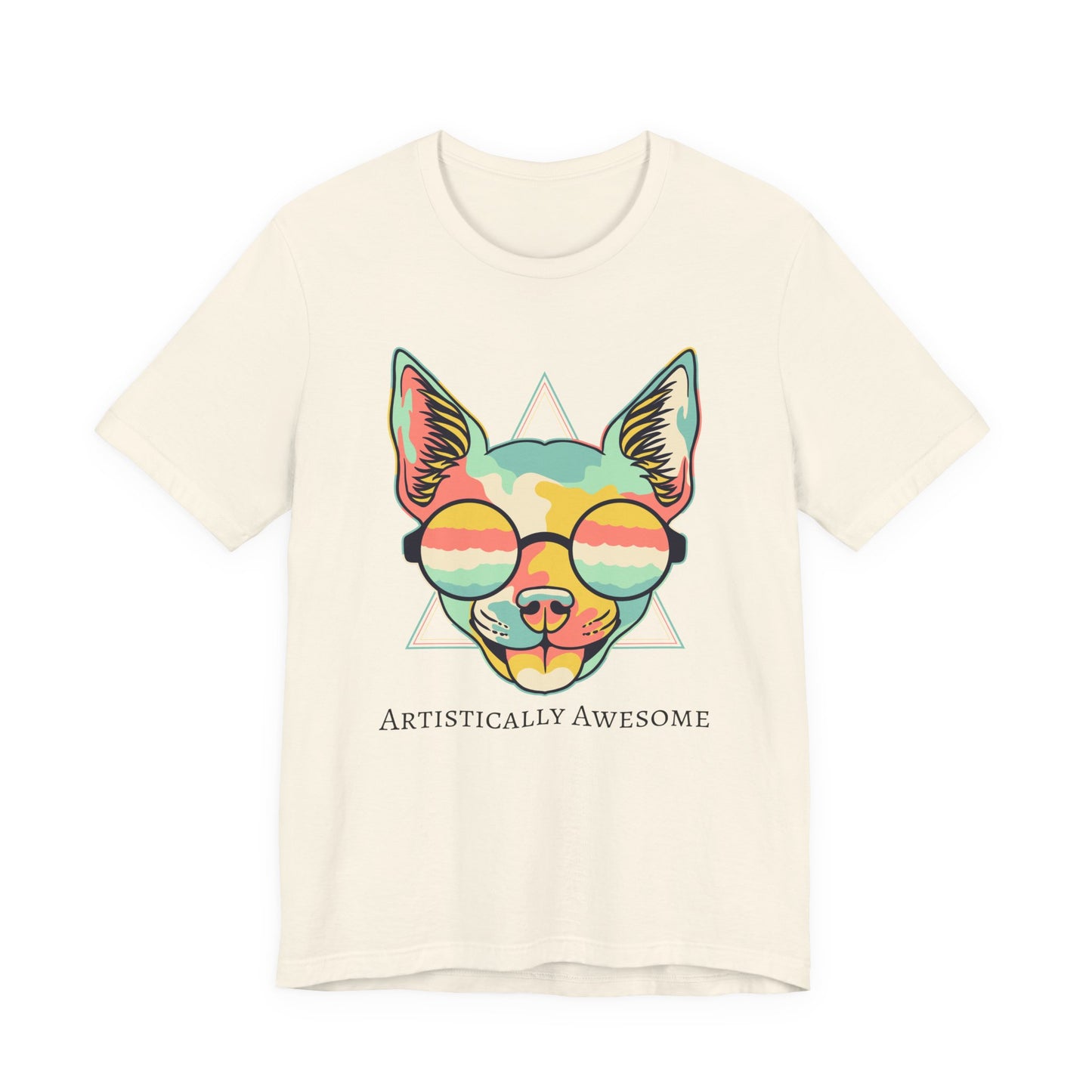Colorful Artistic Cat Tee
